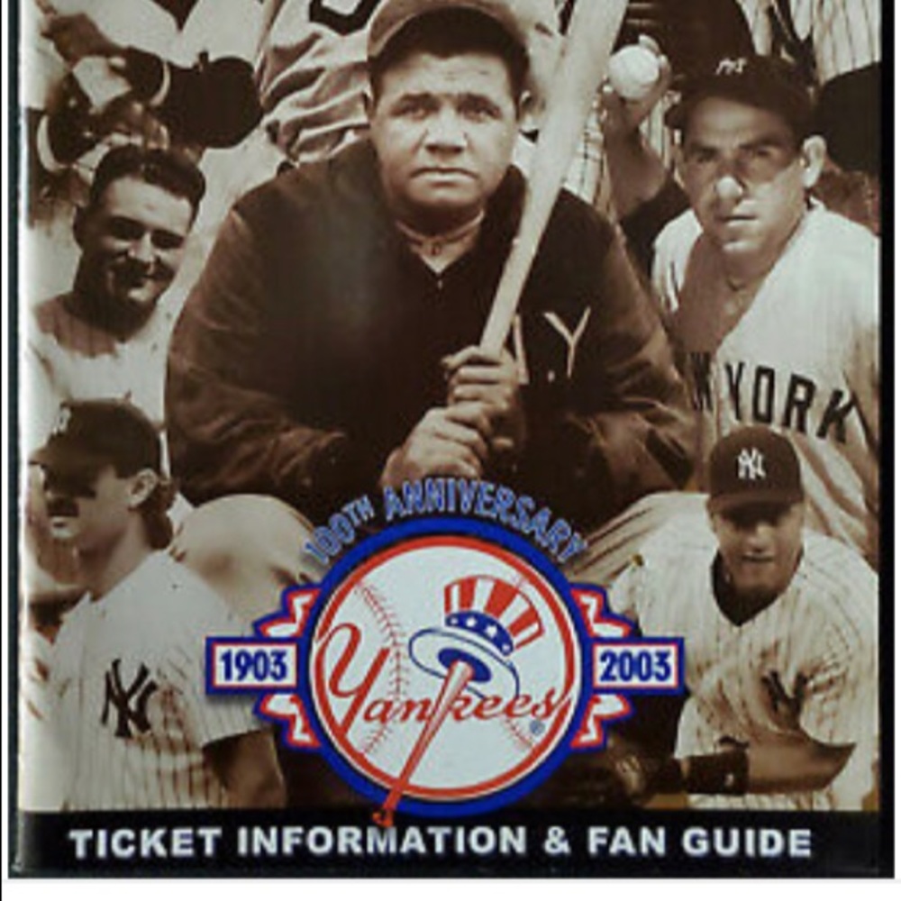 New York Yankees  2003 Fan Guide 100th Anniversary